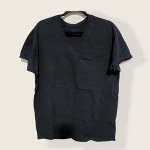 Plain Black V-neck